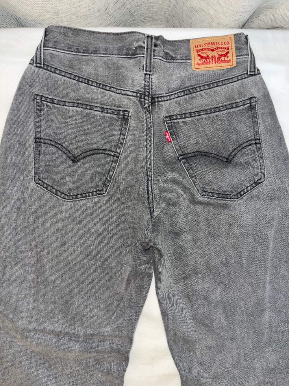 Levi's Grey Low Pro Straight Jeans